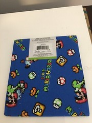 BRAND NEW NINTENDO SUPER MARIO RETRO COTTON TOSS FABRIC FAT QUARTER 18″ X22″