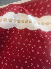 Daisy Kingdom Raggedy Ann Andy Christmas Border Fabric #1758 Cotton 44 X 3 yards