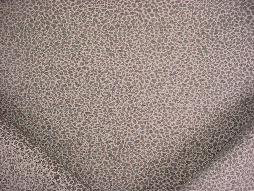 6-1/8Y Kravet Couture 34617 Citta Smoke Pewter Cheetah Drapery Upholstery Fabric