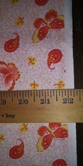 Butterflies 100% cotton quilting fabric 3 yards 27″ single piece