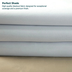 99.9% Blackout Drapery Lining Fabric White Sold by Yard 55″ wide light weight