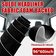 96″ x 60″ Automotive Headliner Fabric Sunroof Foam Backed Premium Upholstery US