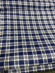 2 Pieces Of 90sCountry Classics Fabric :Red Plaid (37”x31”) & Blue Plaid(44”x 82