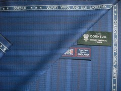 DORMEUIL WOOL & SILK JACKETING, SUITING FABRIC “Dorsilk” MADE IN ENGLAND = 2.0 m