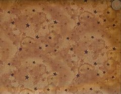 Haunted Hollow II brown stars blender Red Rooster fabric