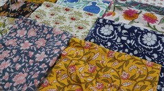 Cotton Wholesale Mix Lot of Recycled Old Vintage Cotton Remnants, Cotton Scraps