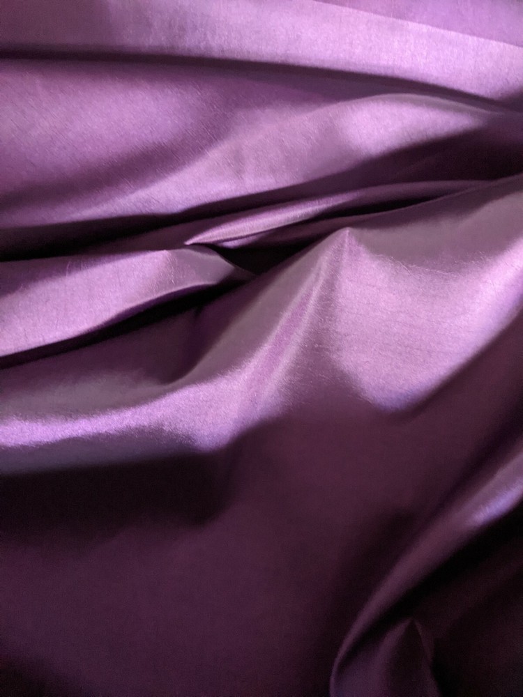 Plum Taffeta 100% Polyester 59/60″ wide by the yard or roll. Free swatches.
