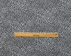 COVINGTON DOTIFY EBONY BLACK RAISED ANIMAL SPOT WOVEN FABRIC BY YARD 57″W