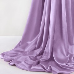 MLMW Charmeuse Lilac Satin Fabric 6 Yards 60″ Wide Silky Charmeuse Satin Fabric